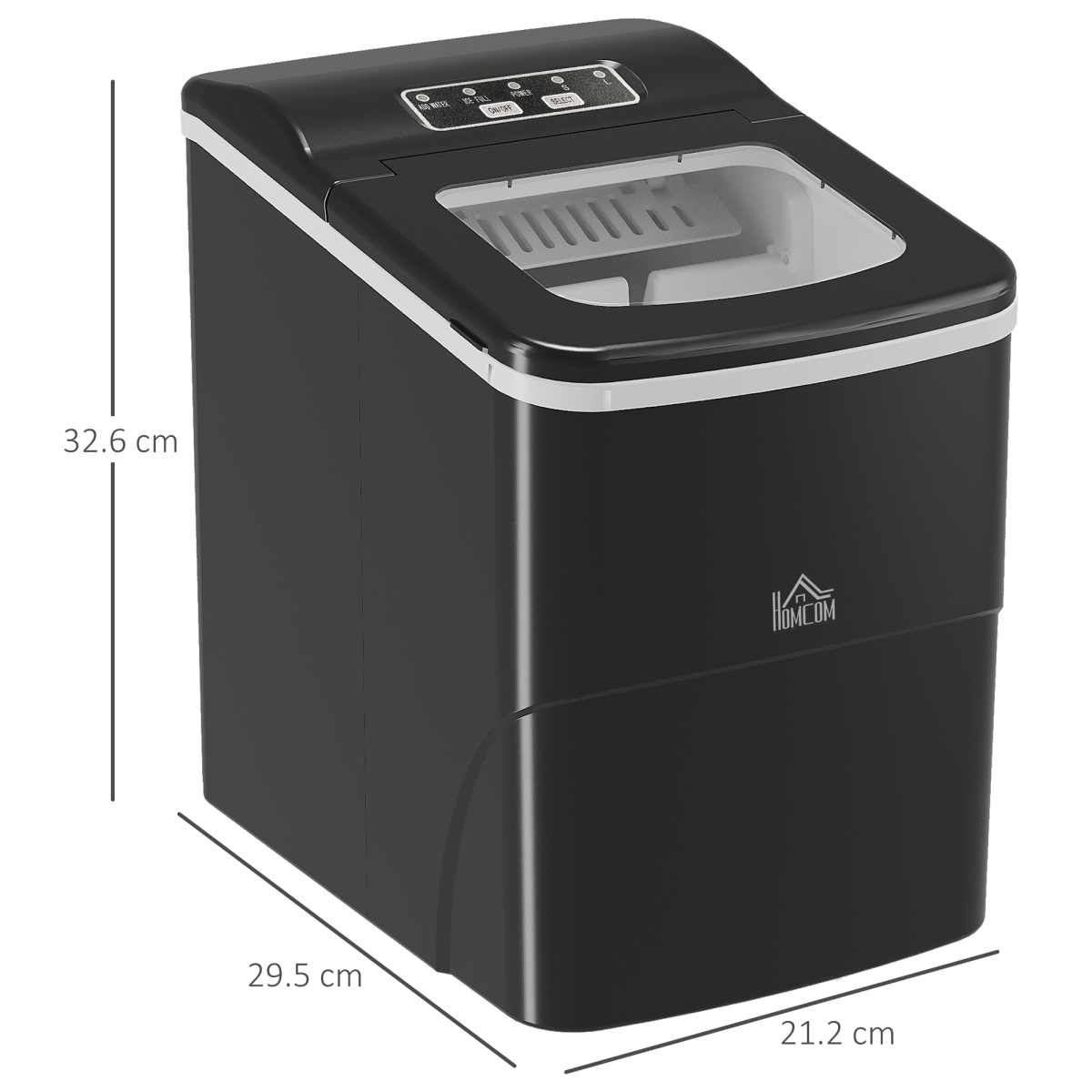 cortex-london-york-12kg-ice-maker-black-with-scoop-basket