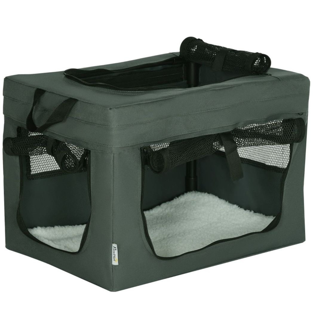 cortex-london-windsor-pet-carrier-grey-black-steel-tube-frame-mesh-windows