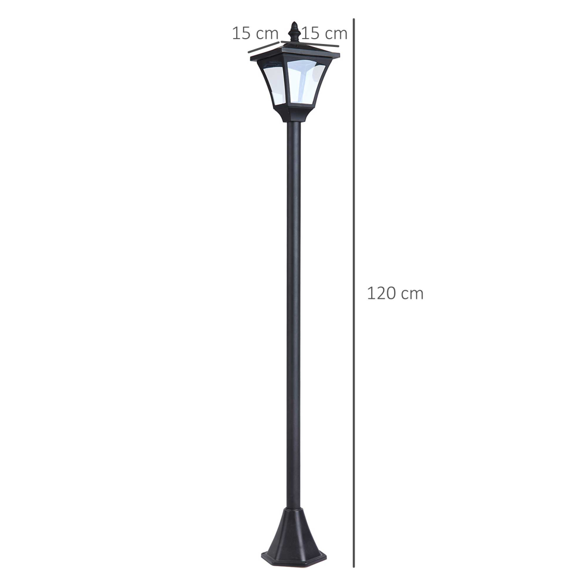 cortex-london-windsor-solar-led-garden-post-lamp-black