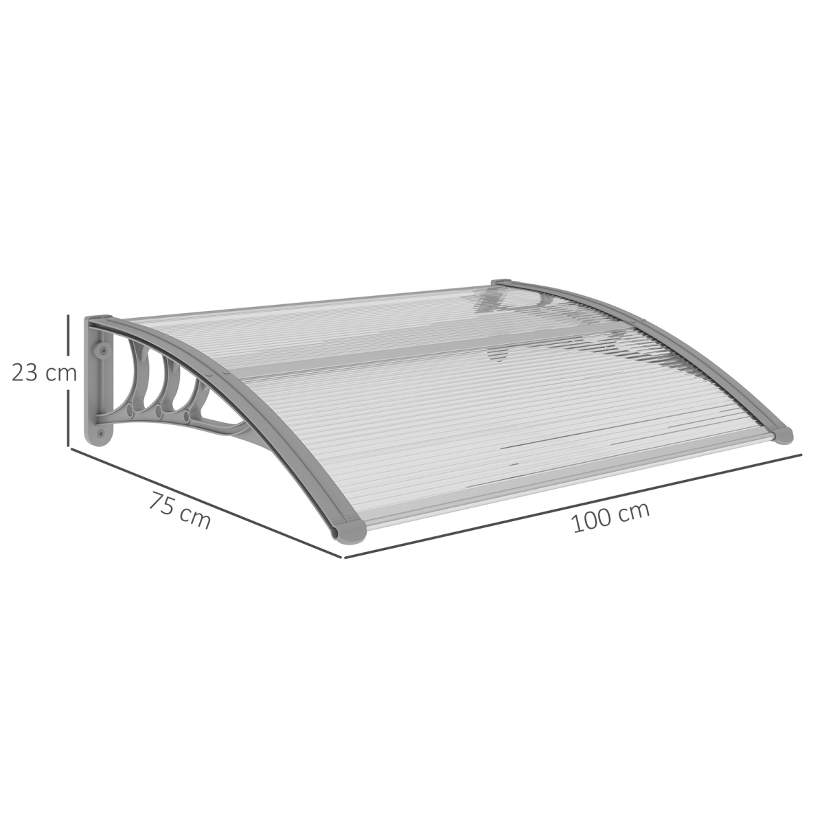 cortex-london-windsor-clear-polycarbonate-door-canopy-awning