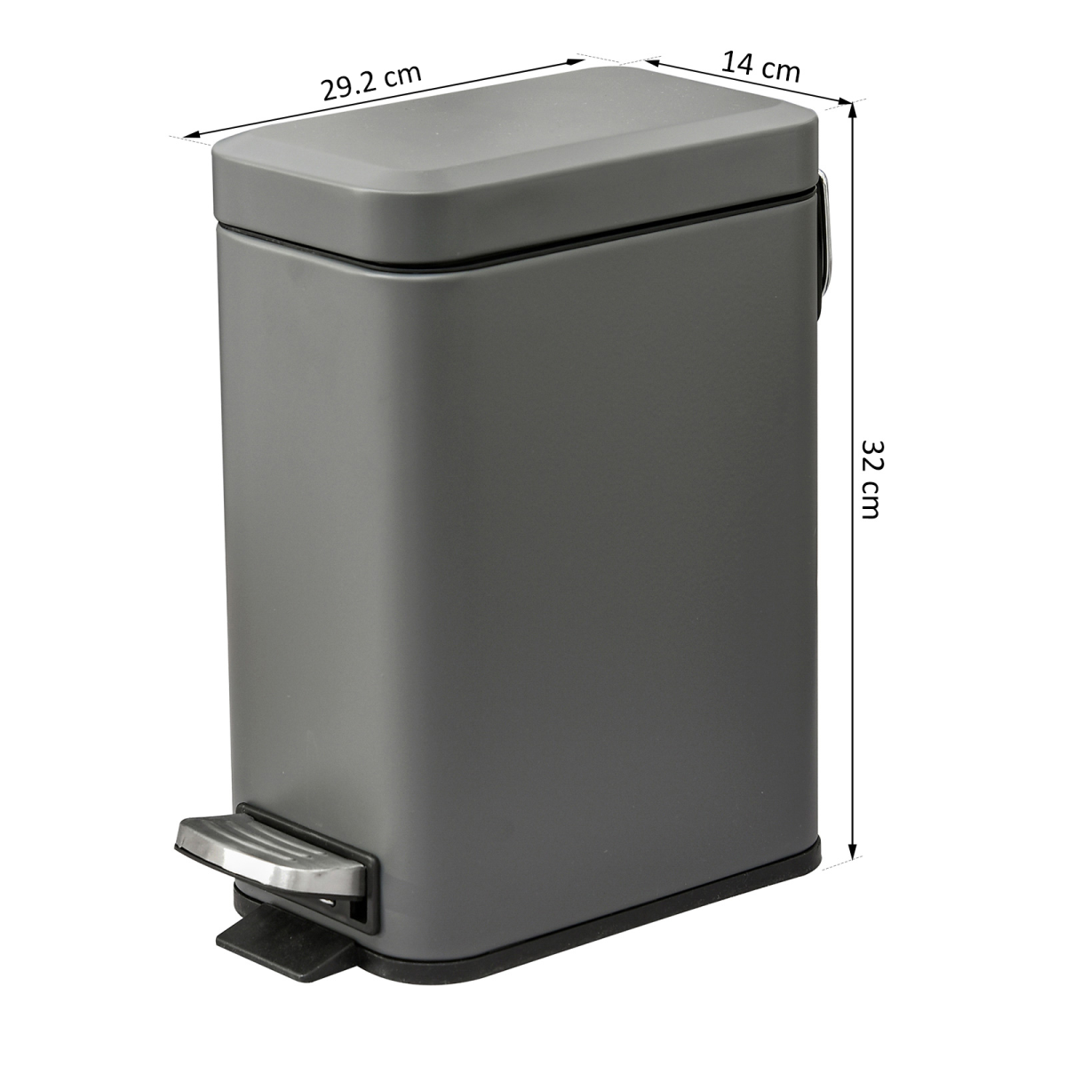cortex-london-york-5l-steel-step-trash-can-quiet-close-lid-grey