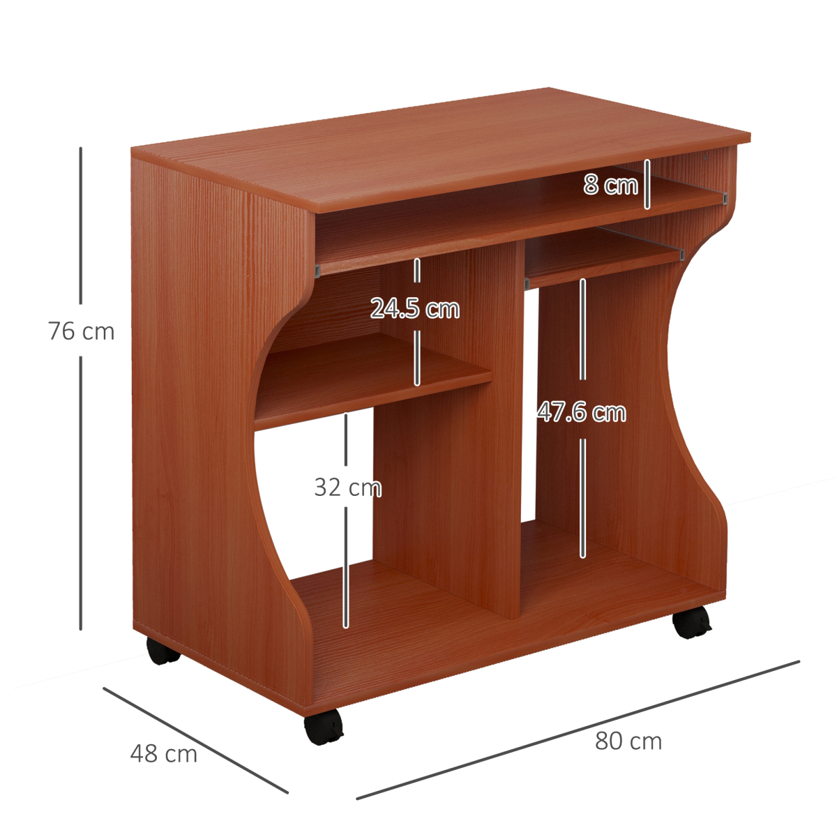 cortex-london-york-cherry-wood-computer-desk-with-wheels-and-storage-shelves