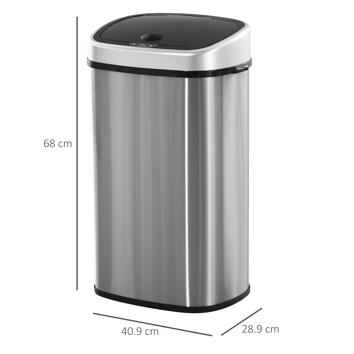 cortex-london-windsor-58l-stainless-steel-sensor-bin