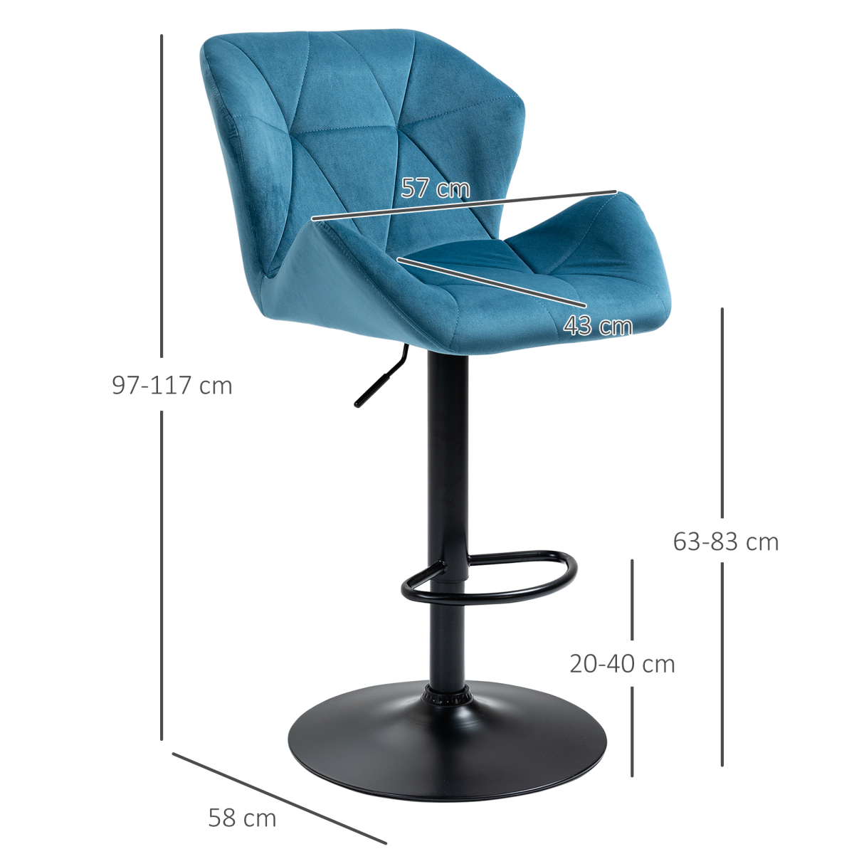 cortex-london-windsor-blue-velvet-touch-bar-stools-set-of-2-metal-base-adjustable-height