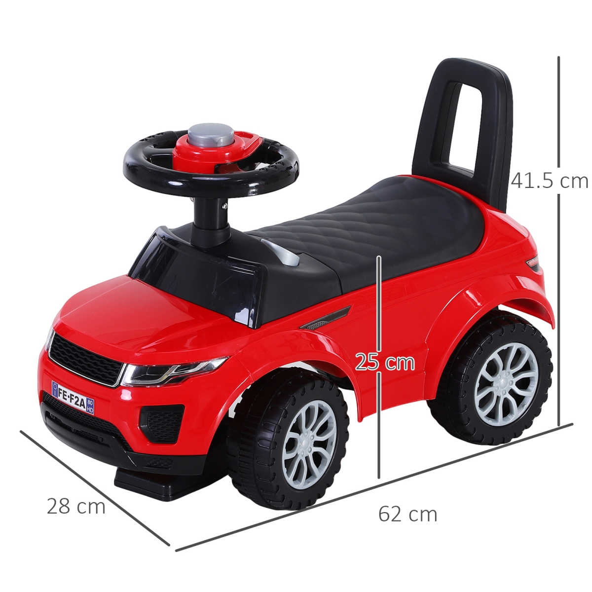 cortex-london-windsor-toddler-3-in-1-ride-on-car-red-moving-steering-wheel-horn