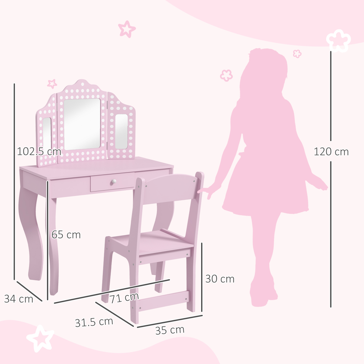 cortex-london-aiyaplay-bath-pink-kids-dressing-table-stool-trifold-mirror