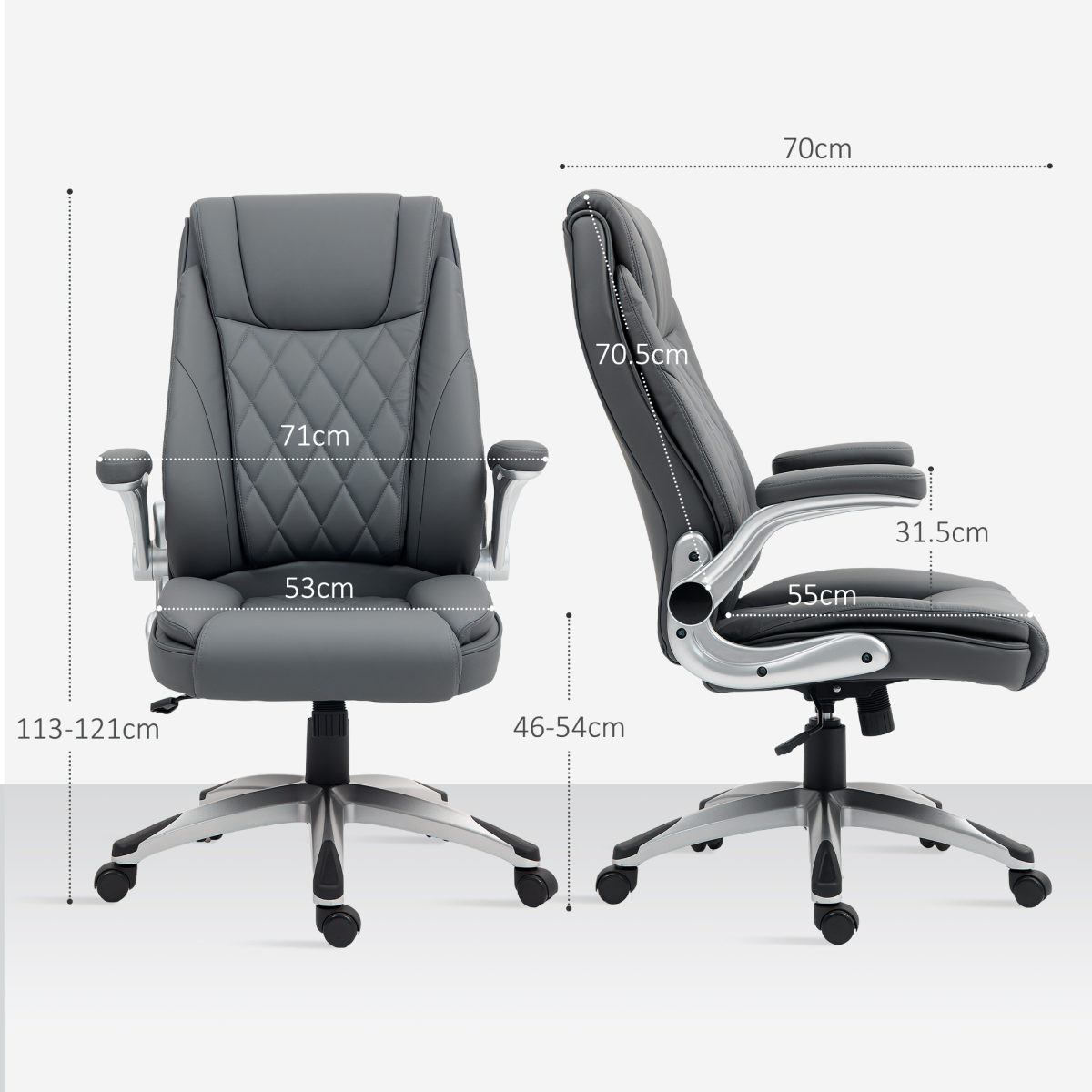 cortex-london-vinsetto-york-executive-office-chair-dark-grey-faux-leather