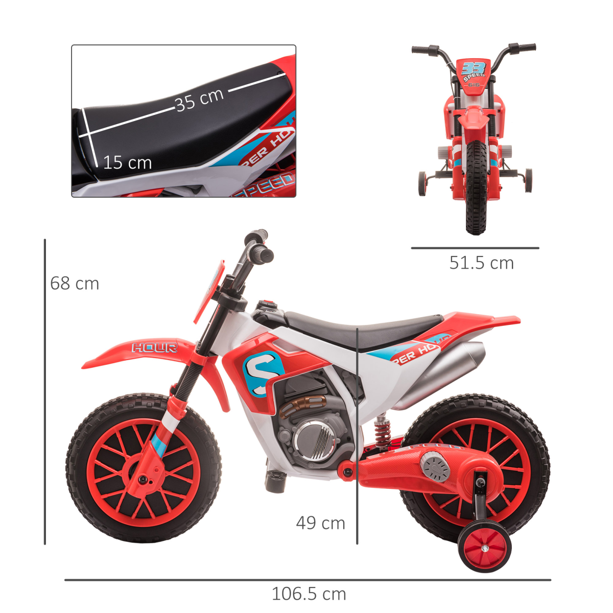 cortex-london-windsor-red-kids-electric-motorbike-ride-on-training-wheels