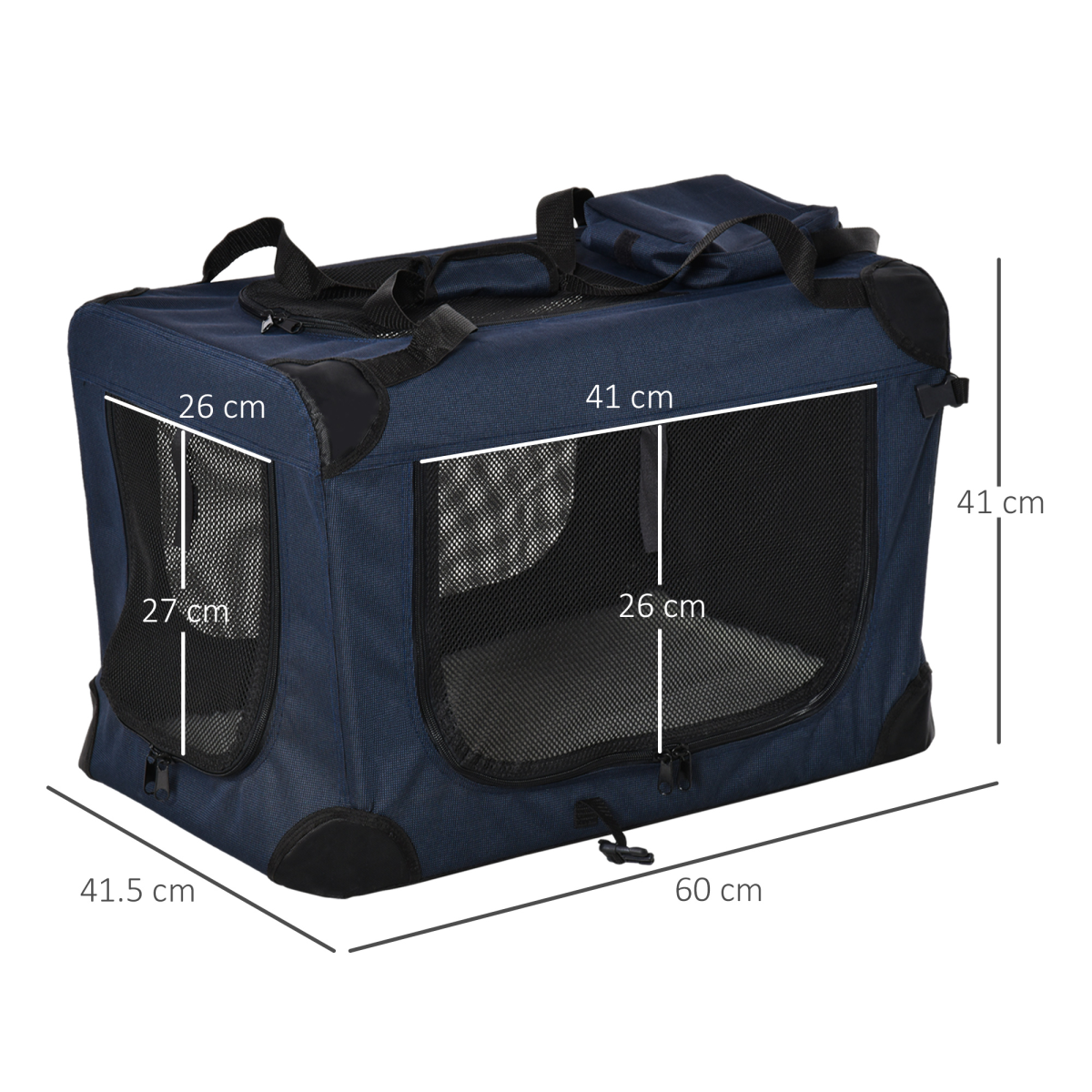 cortex-london-york-60cm-folding-pet-carrier-bag-with-washable-berber-fleece-cushion