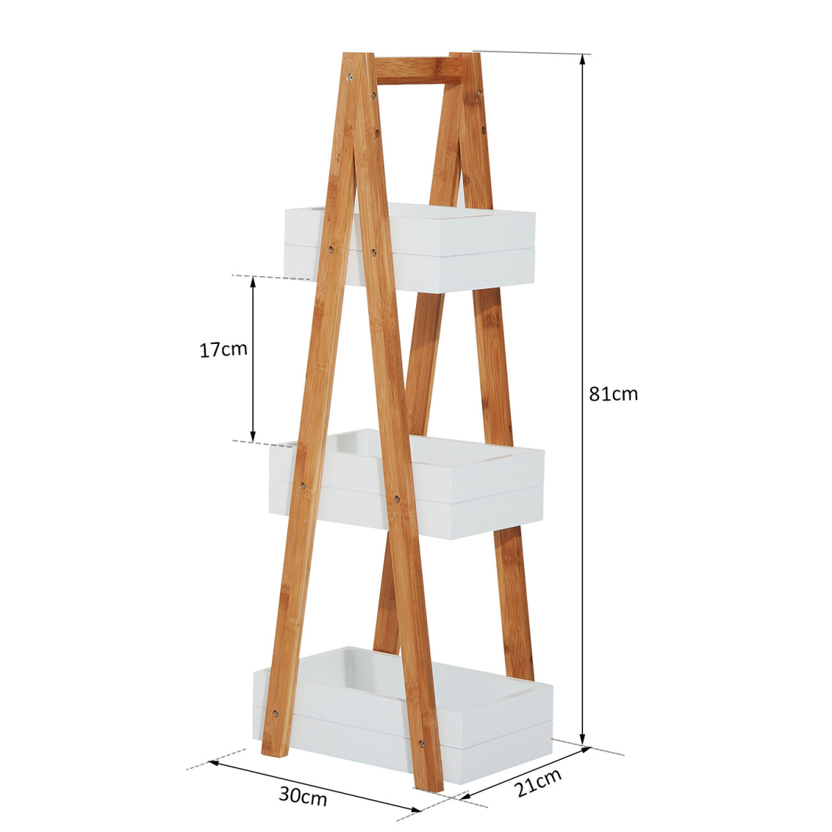 cortex-london-windsor-bamboo-three-tier-a-shape-bathroom-rack