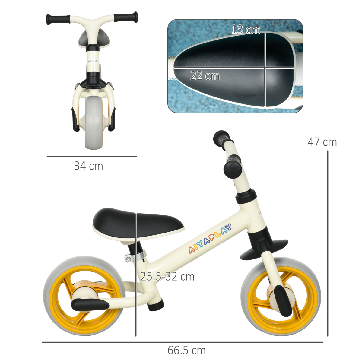 cortex-london-york-orange-baby-balance-bike-adjustable-seat-puncture-free-eva-wheels