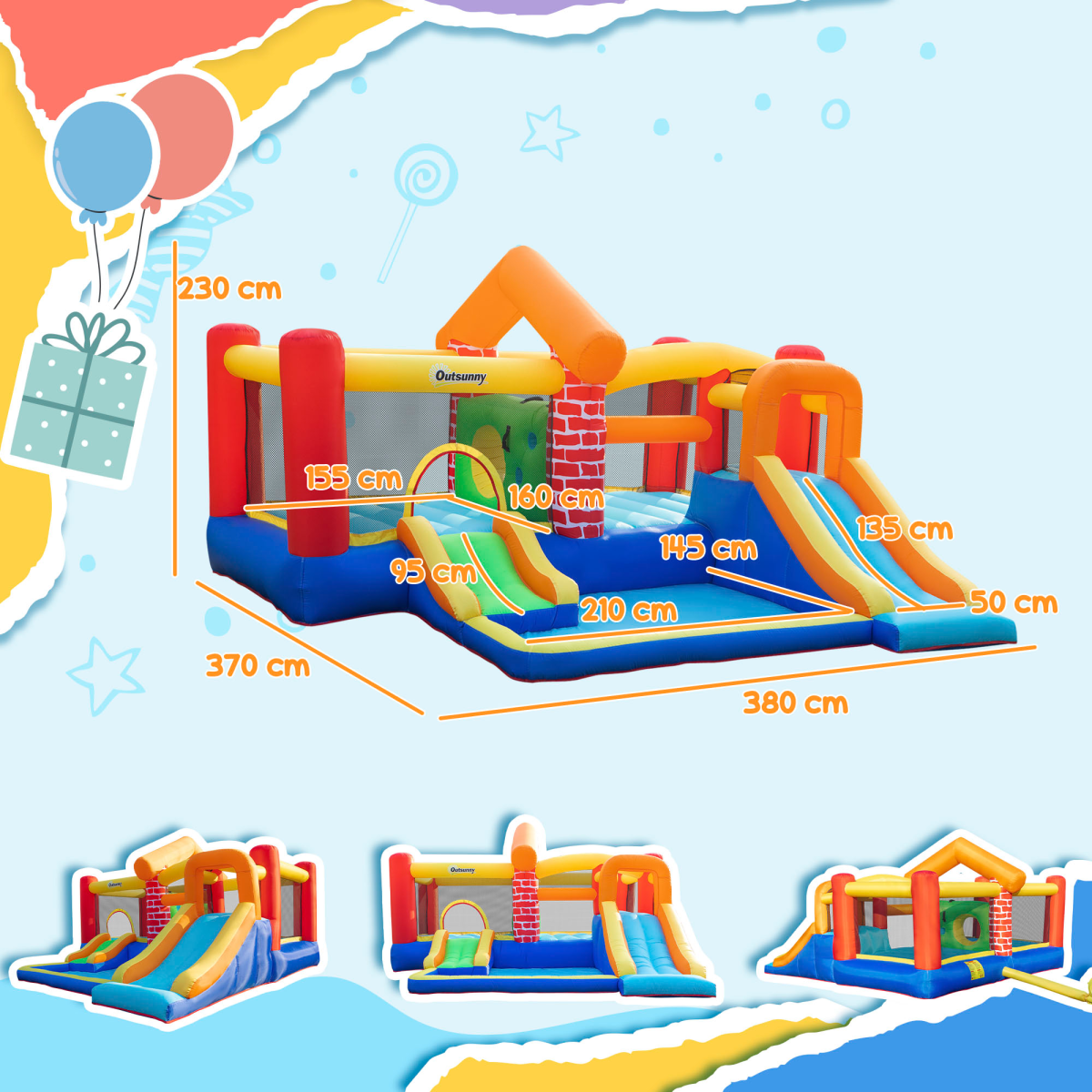 cortex-london-windsor-kids-bouncy-castle-double-slides-pool-trampolines