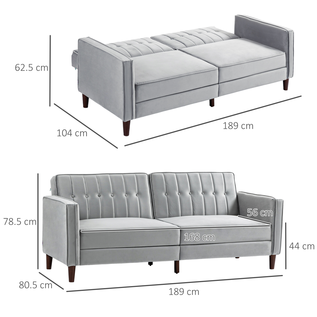 cortex-london-windsor-velvet-touch-split-back-sofa-bed-grey
