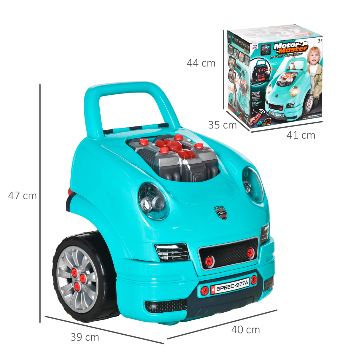 cortex-london-york-junior-truck-engine-toy-set-teal-green-ages-3-5-years