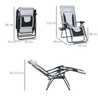 cortex-london-windsor-zero-gravity-folding-recliner-cup-holder-adjustable-light-grey