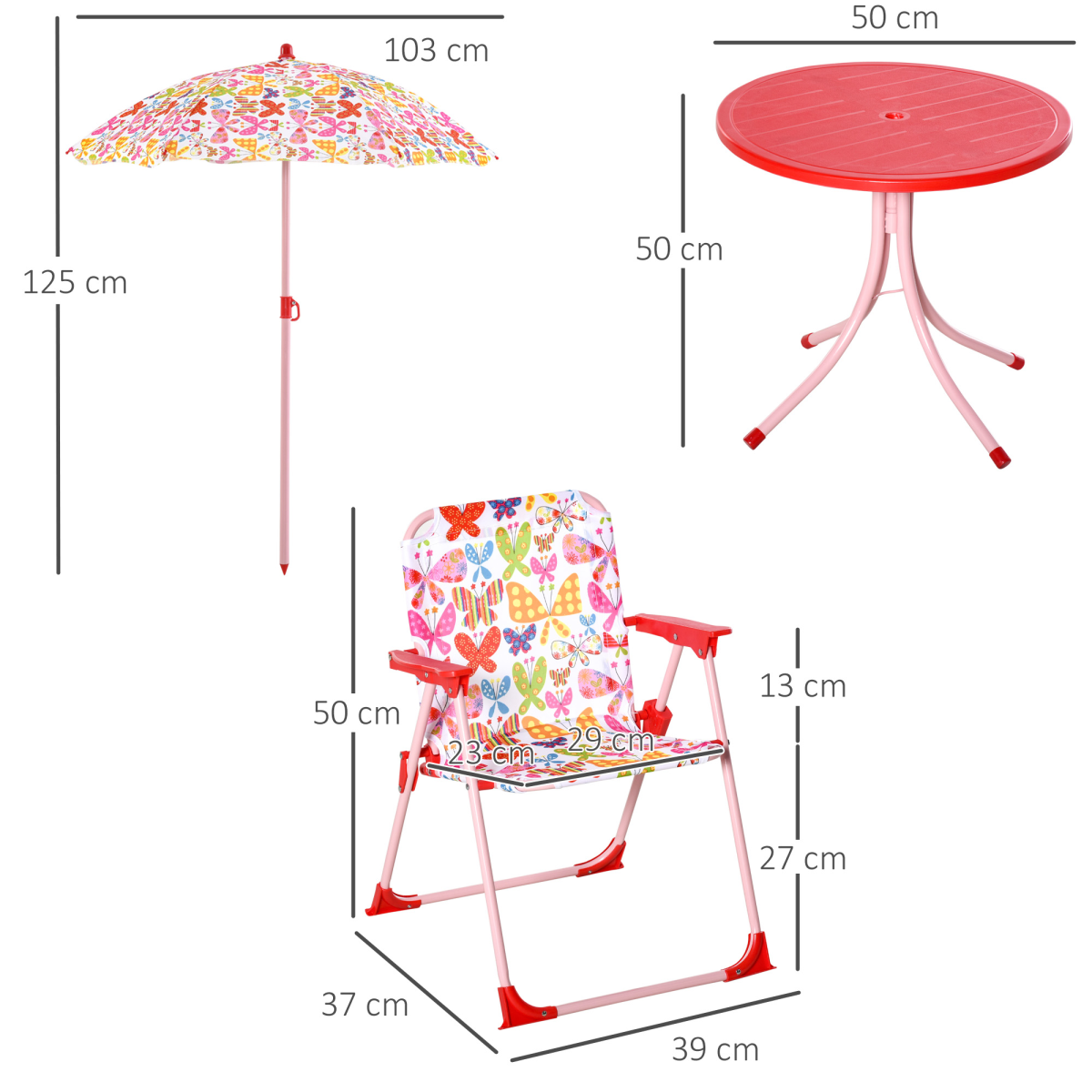 cortex-london-windsor-butterfly-kids-picnic-table-chair-set-parasol