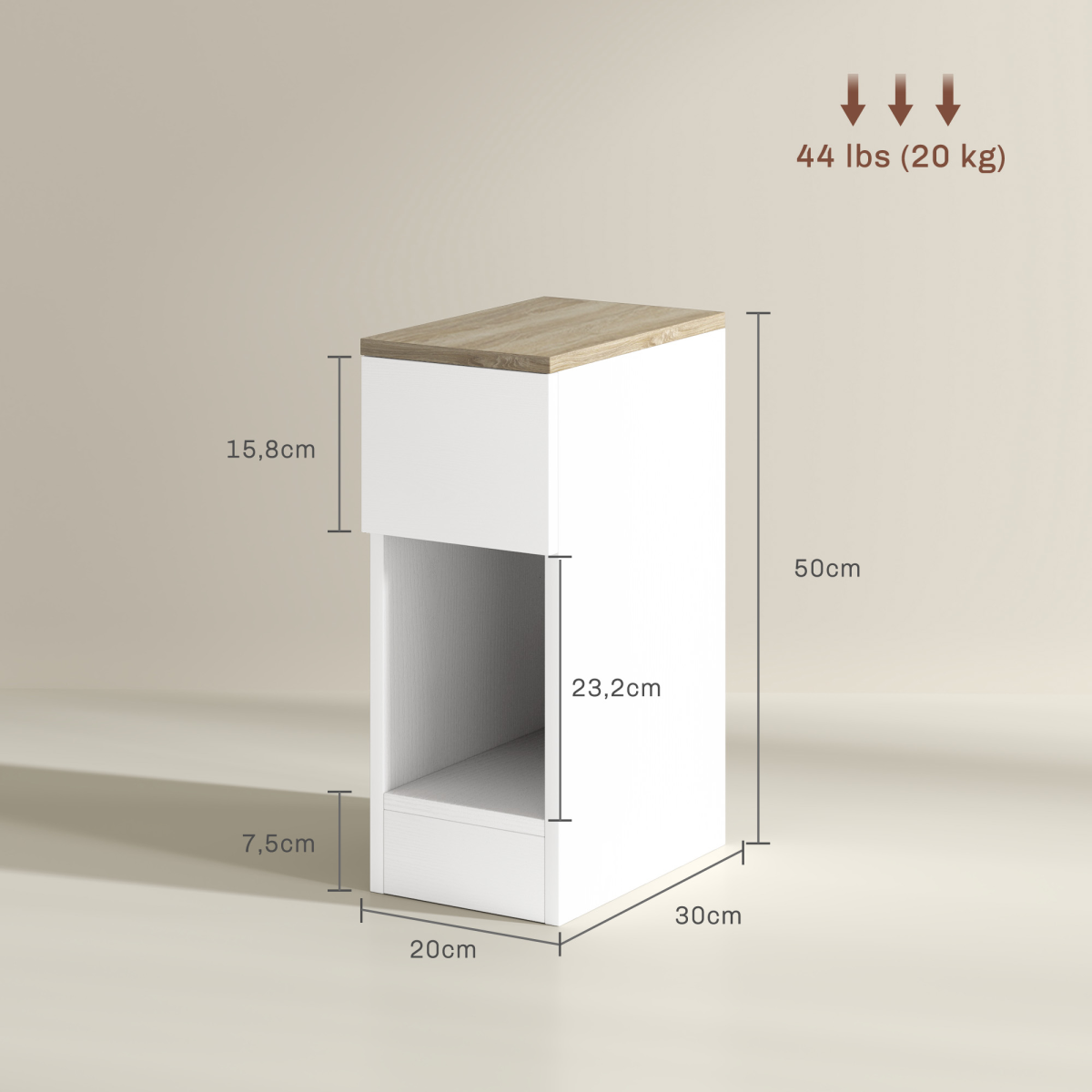 cortex-london-york-white-oak-bedside-tables-set-of-2-with-drawer-and-shelf