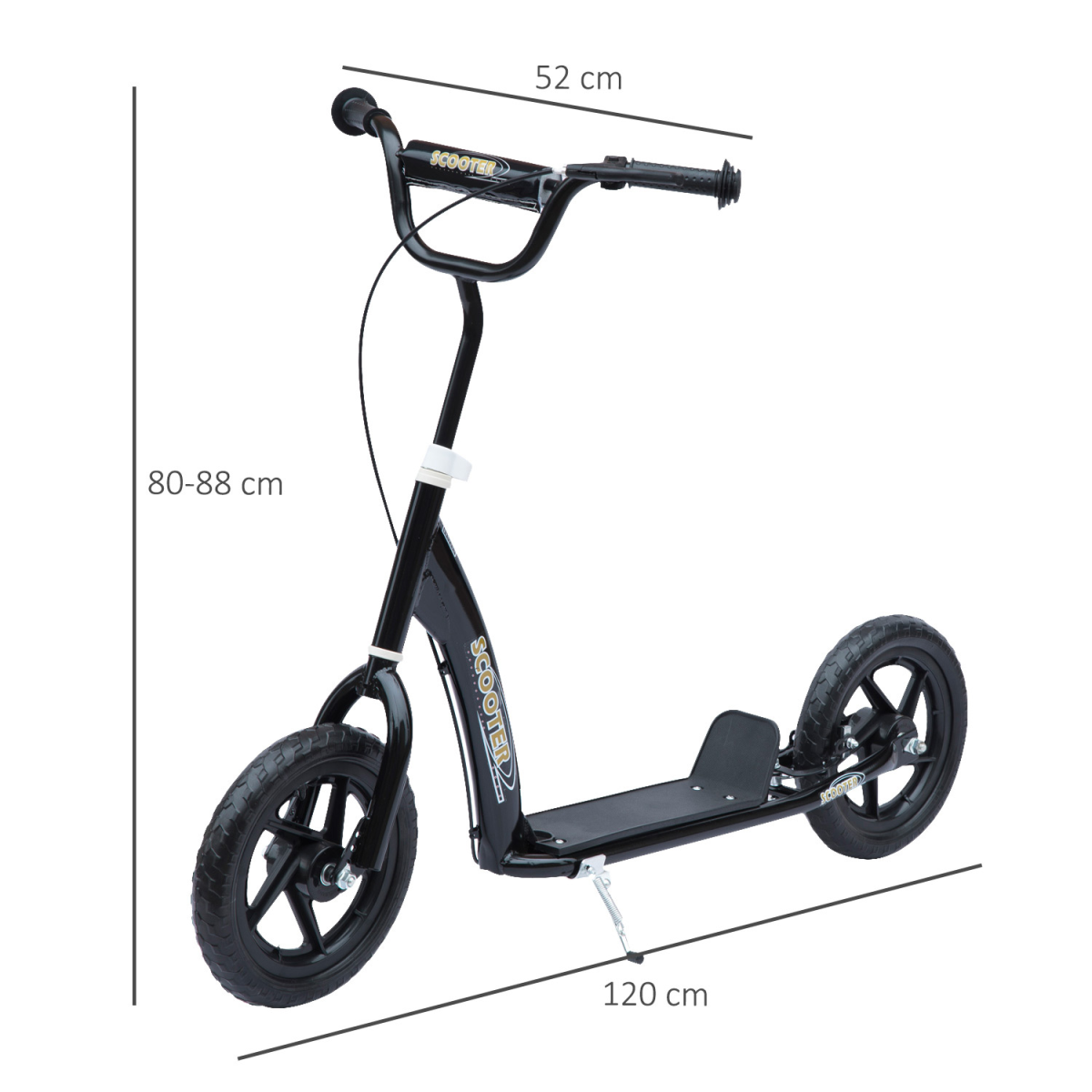 cortex-london-windsor-teen-kids-stunt-scooter-black-12-inch-eva-tyres