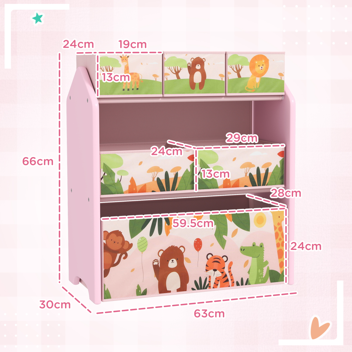 cortex-london-windsor-pink-kids-toy-storage-unit-six-boxes