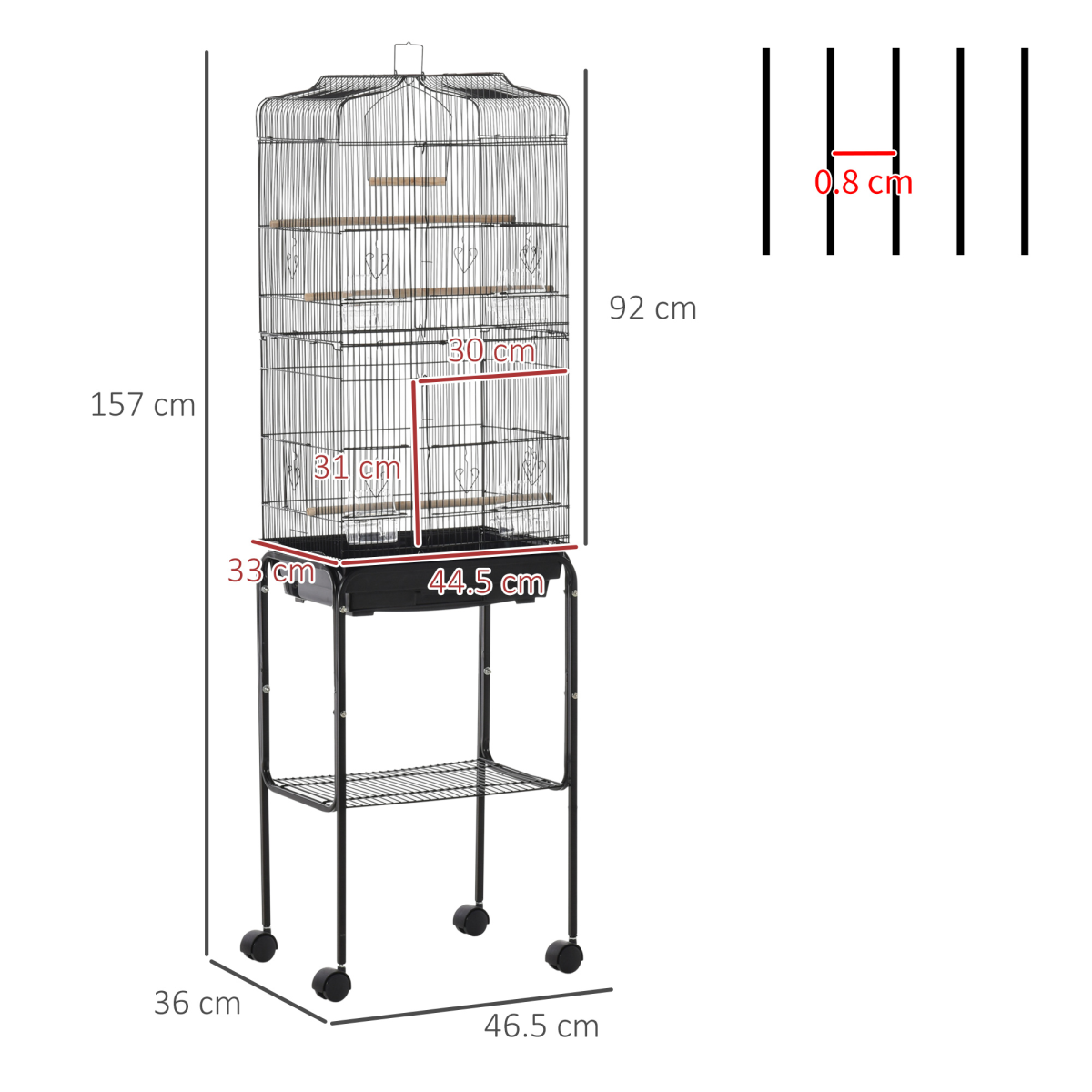 cortex-london-windsor-metal-bird-cage-with-rolling-stand-black