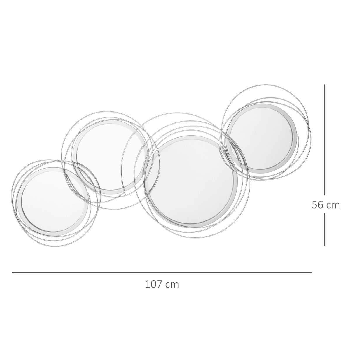 cortex-london-york-four-part-metal-wall-mirror-decor-homcom-silver-gold-tone