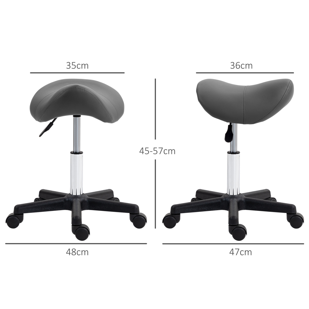 cortex-london-yorkshire-saddle-salon-stool-grey-adjustable-rolling-pu-steel