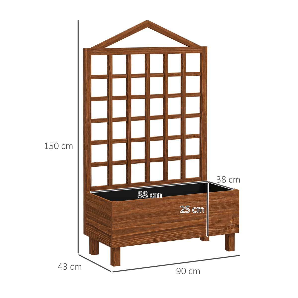 cortex-london-windsor-fir-wood-garden-planter-with-trellis-brown