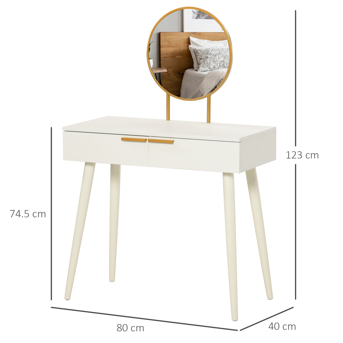 cortex-london-windsor-modern-white-dressing-table-two-drawers-round-mirror