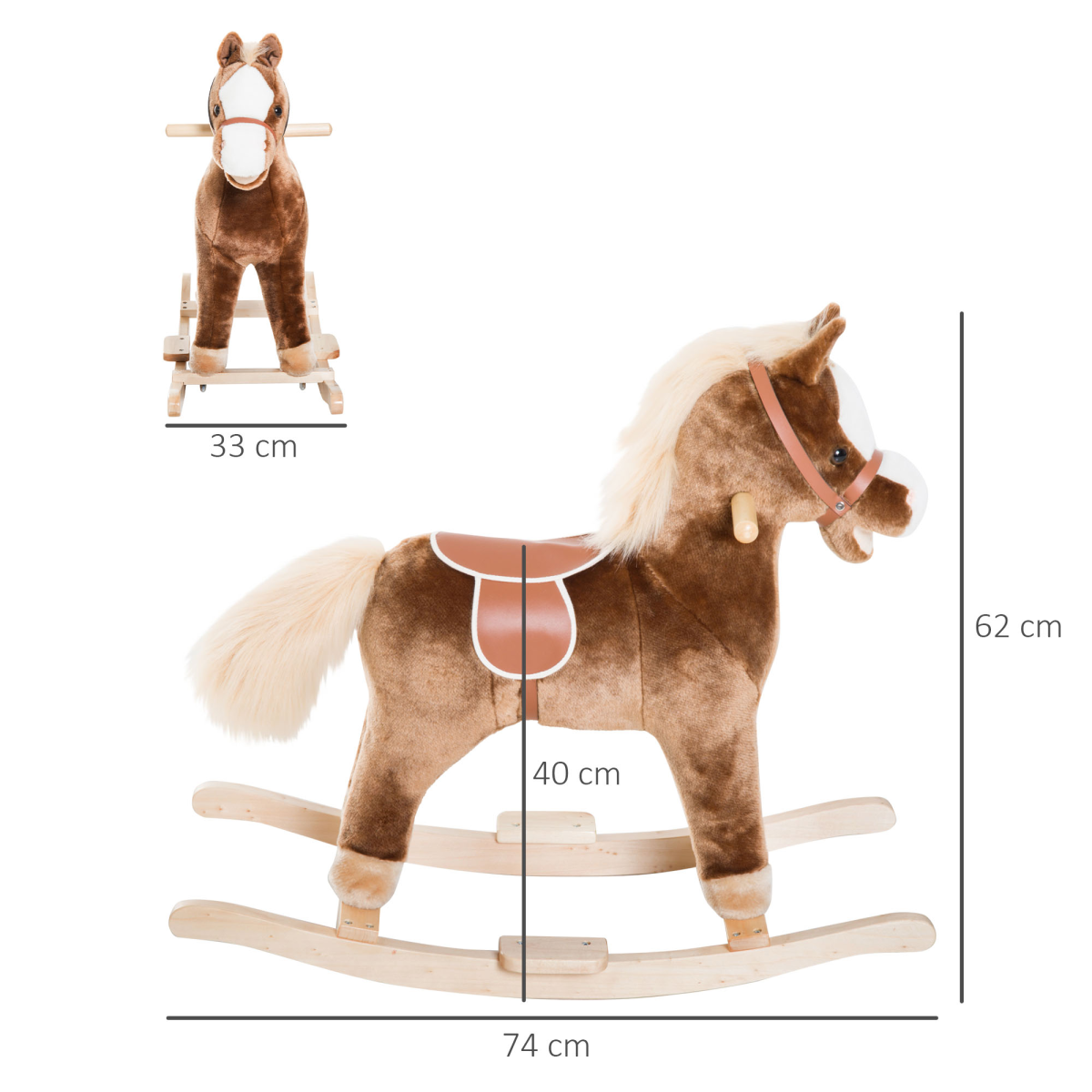 cortex-london-windsor-kids-plush-rocking-horse-wooden-ride-on-toy