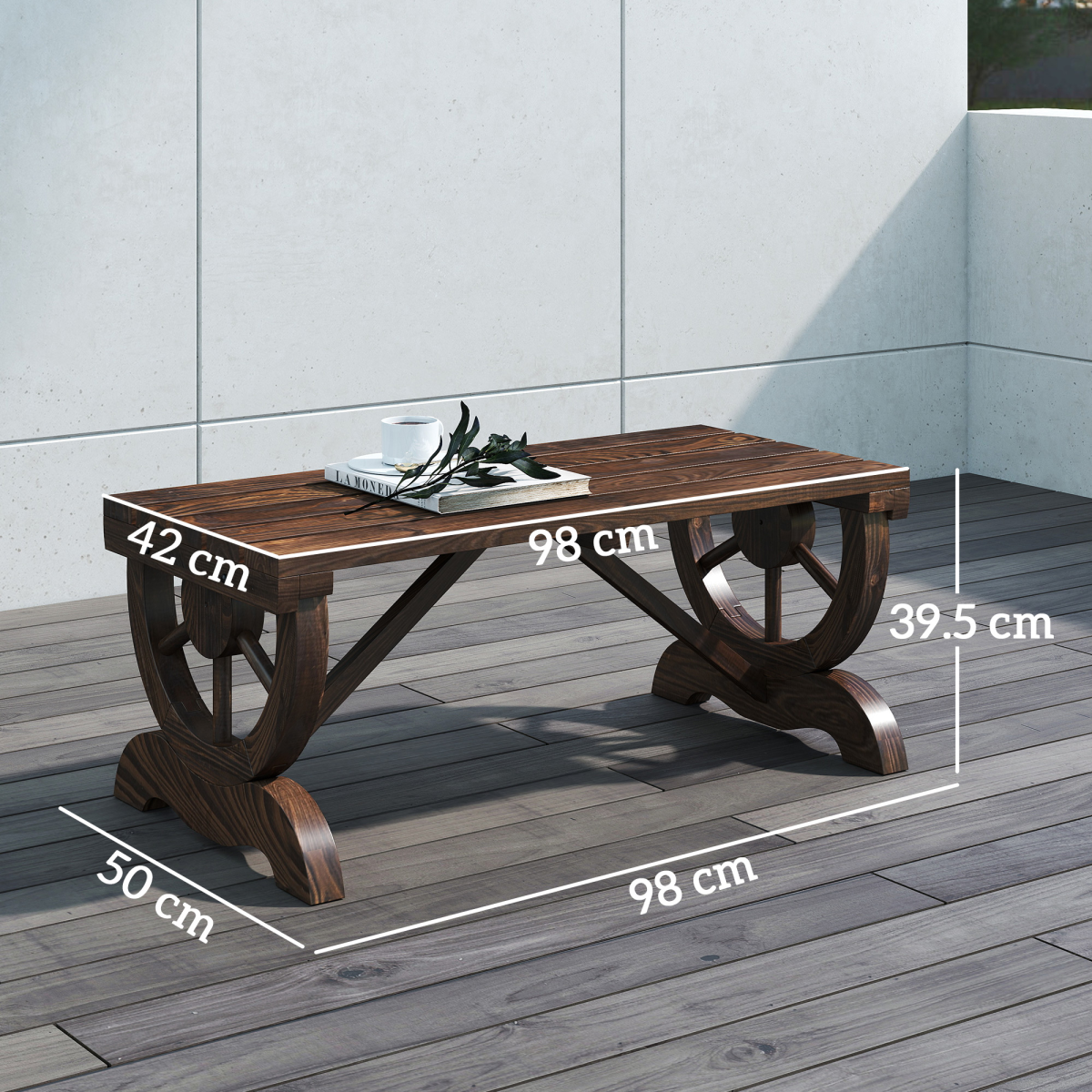 cortex-london-york-rustic-wooden-wagon-wheel-bench-two-seater-brown-fir-wood