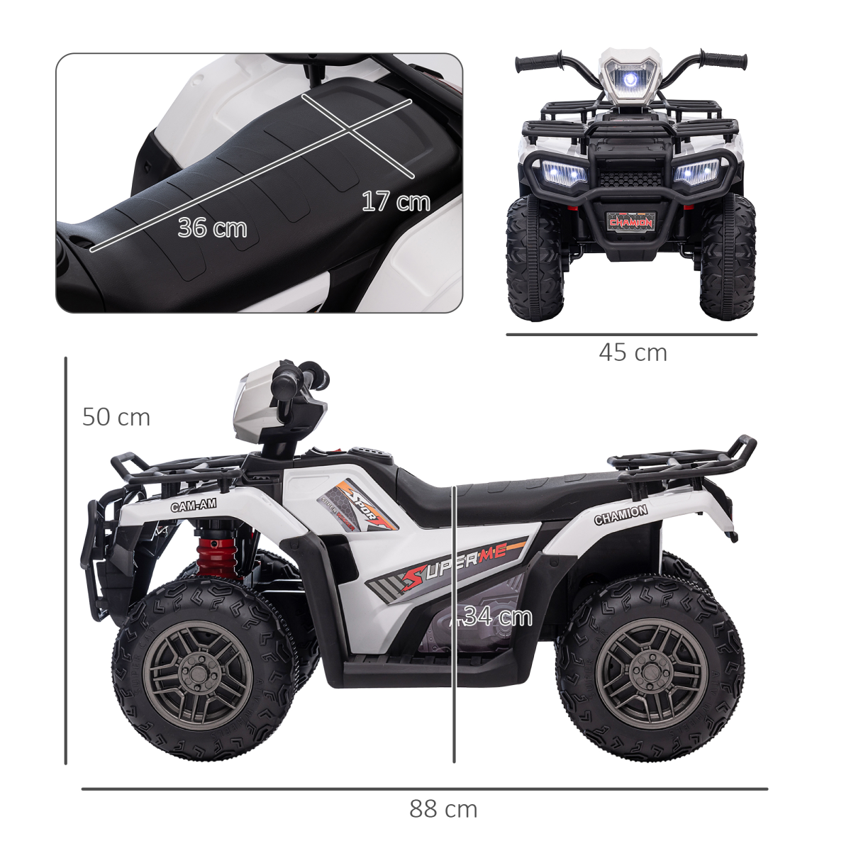 cortex-london-windsor-kids-12v-electric-quad-bike-led-headlights-music-white