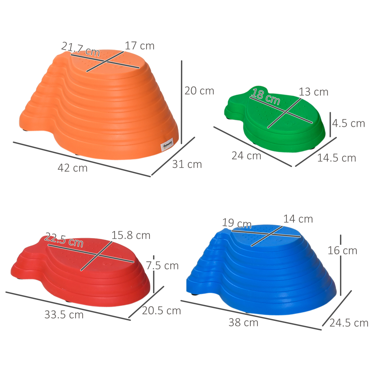 cortex-london-brighton-multicoloured-fish-balance-stepping-stones-11-piece