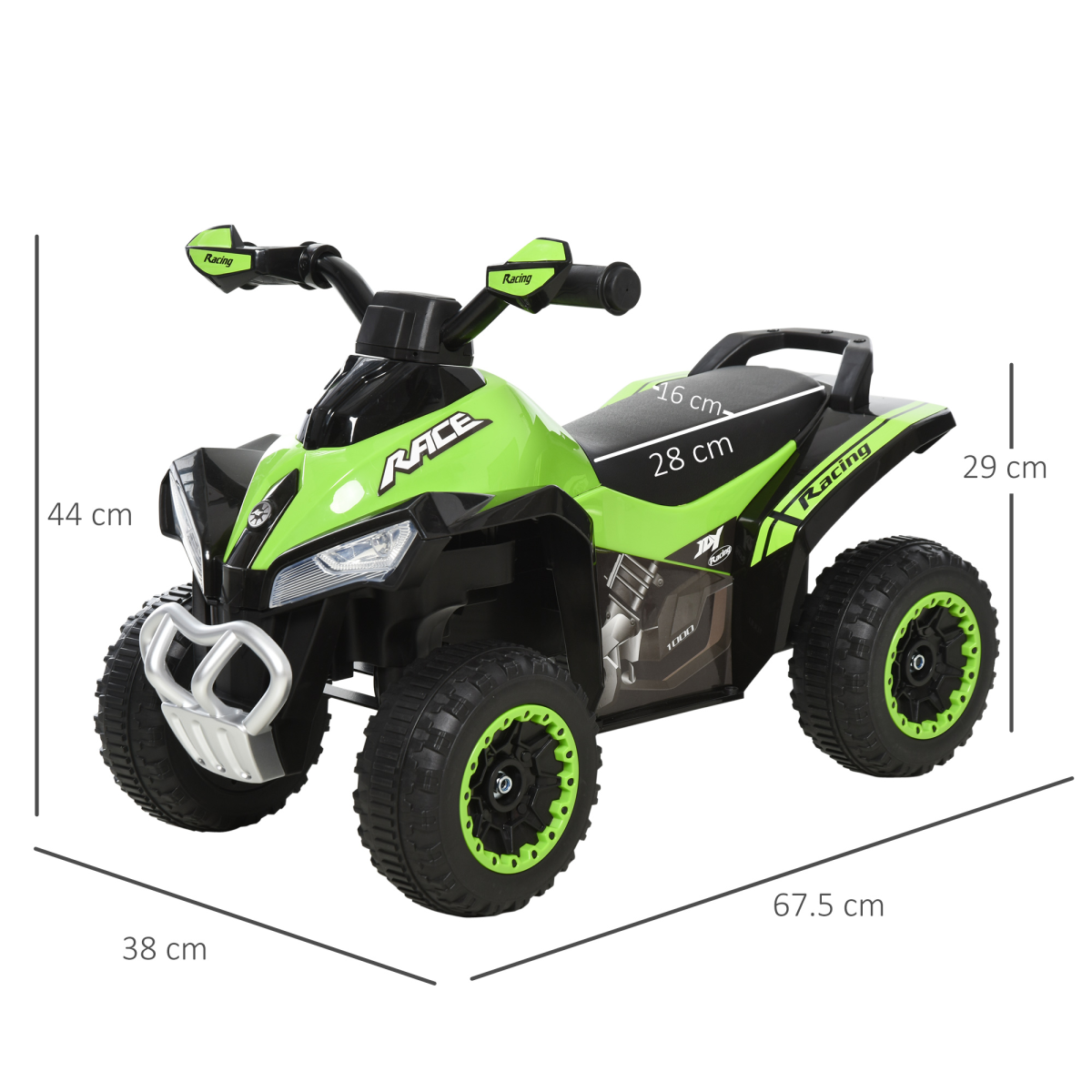 cortex-london-windsor-quad-toddler-foot-to-floor-ride-on-car-four-wheel-sliding-walking-car-working-lights-three-songs