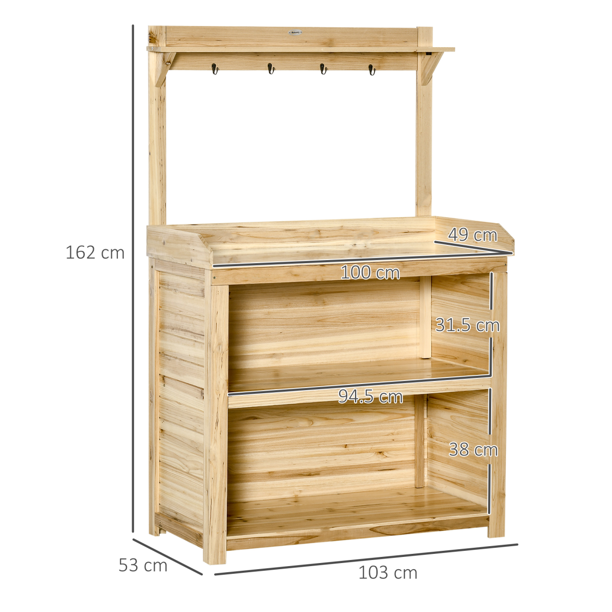 cortex-london-kensington-garden-potting-bench-galvanized-tabletop-storage-shelves