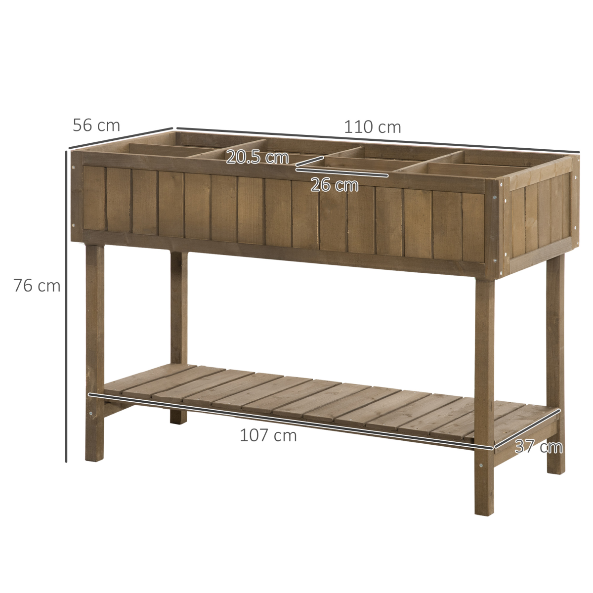 cortex-london-windsor-wooden-raised-garden-plant-stand-eight-boxes-brown