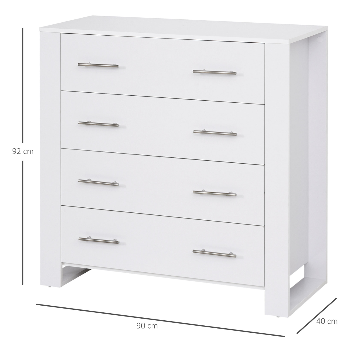 cortex-london-windsor-white-four-drawer-storage-cabinet