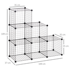 cortex-london-windsor-six-cube-wire-storage-cabinet-organiser-black