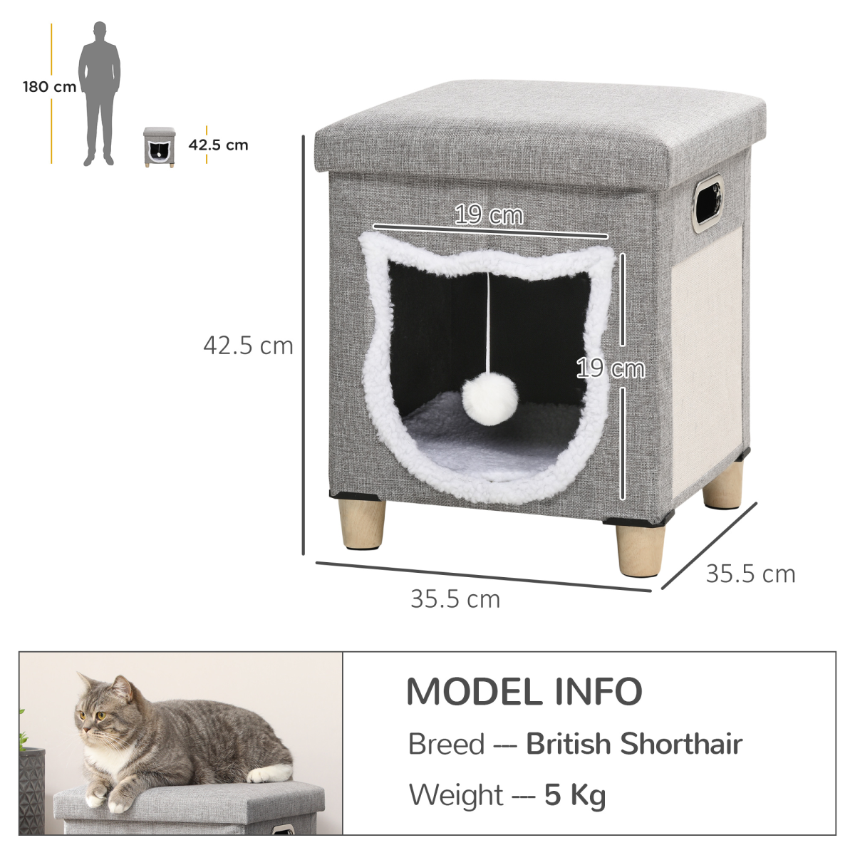 cortex-london-york-cat-bed-ottoman-with-removable-cushion-handles-and-scratching-pad