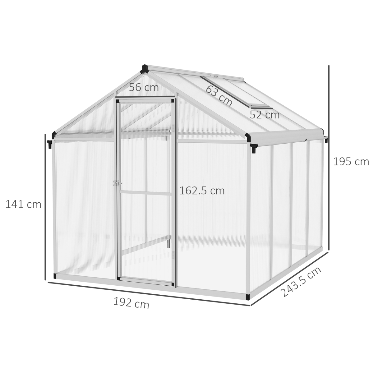 cortex-london-windsor-aluminium-greenhouse-8x6ft-with-polycarbonate-sheets