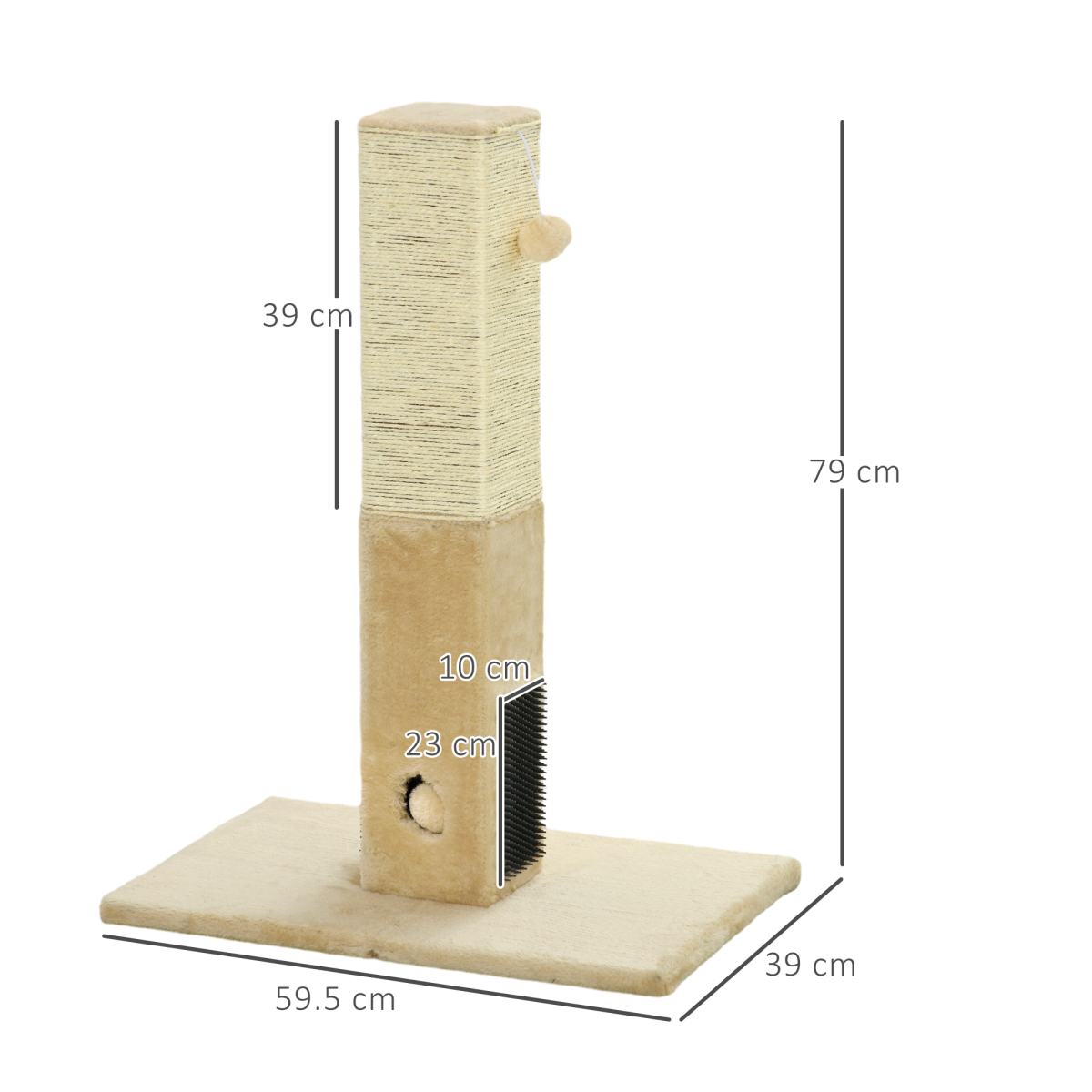 cortex-london-pawhut-cat-scratching-post-scratcher-climber-beige-jute-plush