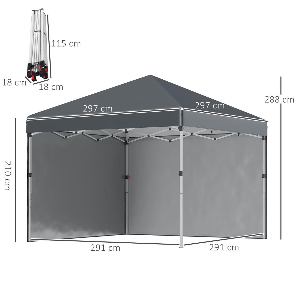 cortex-london-windsor-3-x-3-m-dark-grey-pop-up-gazebo-two-sidewalls