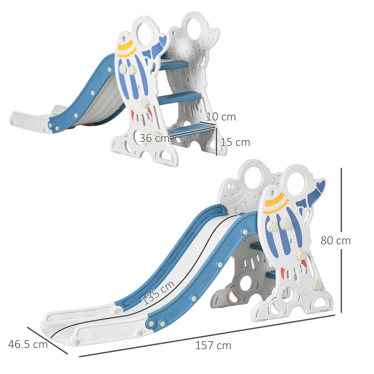 cortex-london-windsor-space-theme-toddler-slide-blue
