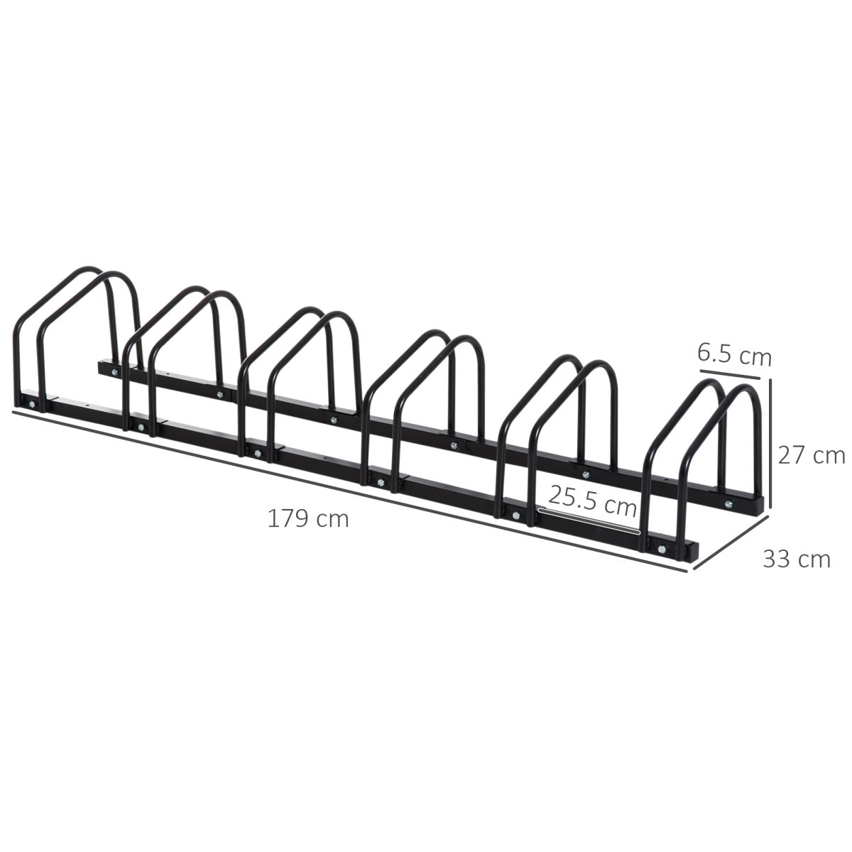 cortex-london-windsor-six-bike-parking-rack-black-floor-wall-mount-homcom