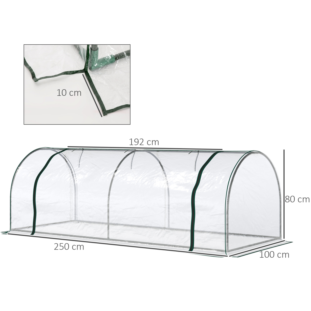 cortex-london-kensington-pvc-greenhouse-tunnel-steel-frame-transparent-250x100x80cm