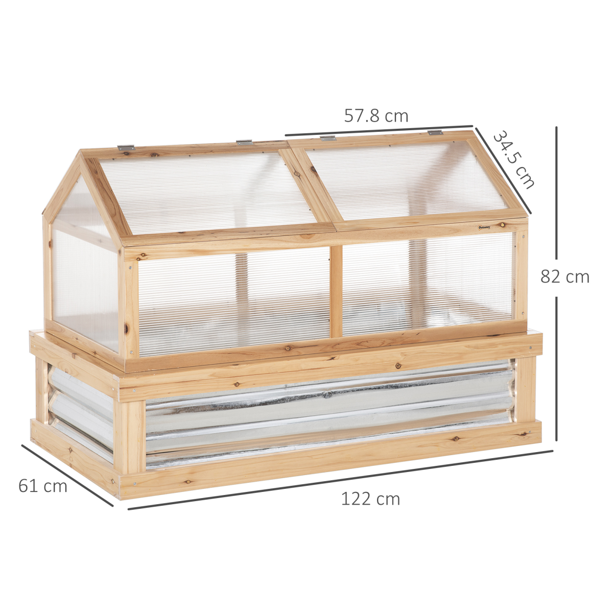 cortex-london-york-raised-garden-bed-greenhouse-top-natural-kit