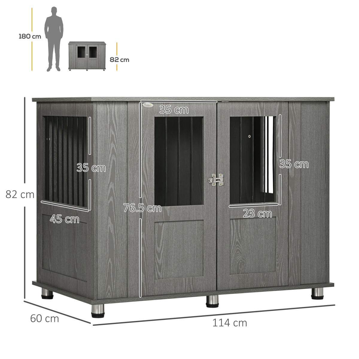 cortex-london-windsor-extra-large-dog-crate-end-table-grey