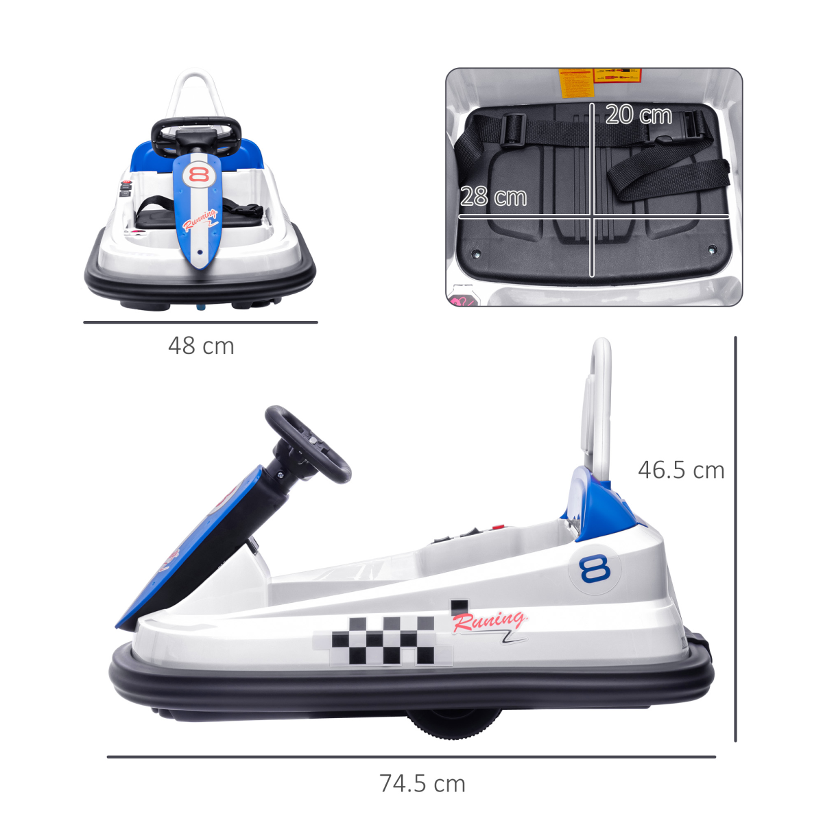 cortex-london-windsor-6v-kids-bumper-car-360-degree-waltzer-white