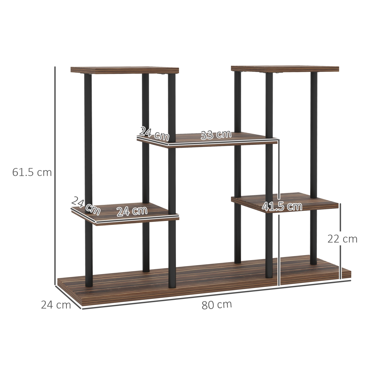 cortex-london-york-four-tier-metal-flower-shelf-rack-carbonised-finish