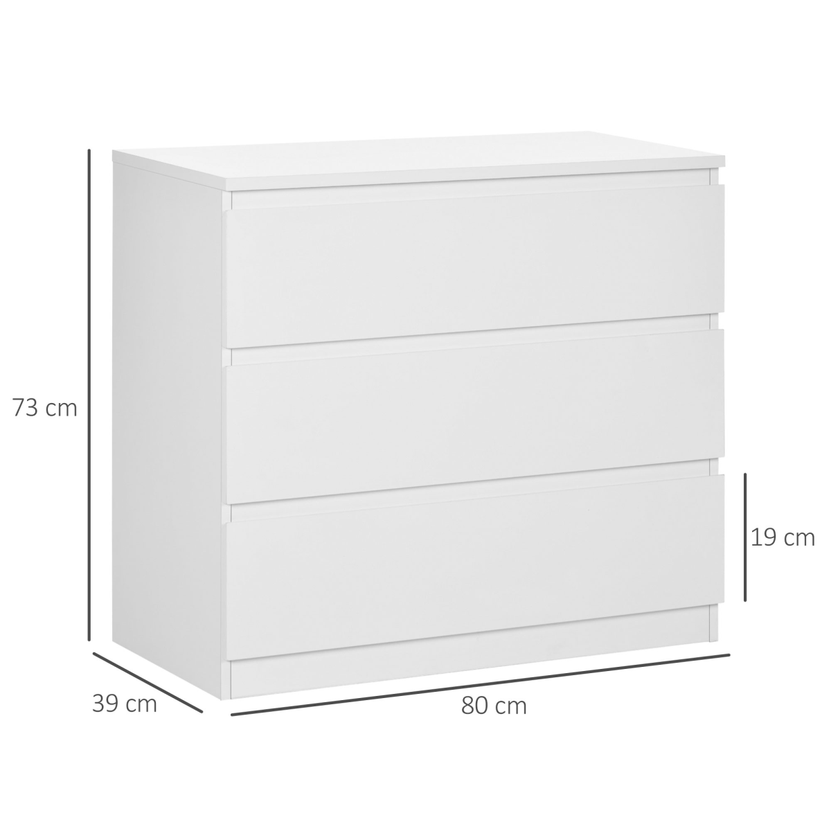 cortex-london-york-white-three-drawer-chest-of-drawers-bedroom-storage