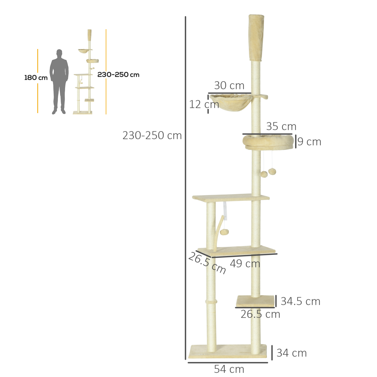 cortex-london-york-six-tier-floor-to-ceiling-cat-tree-beige